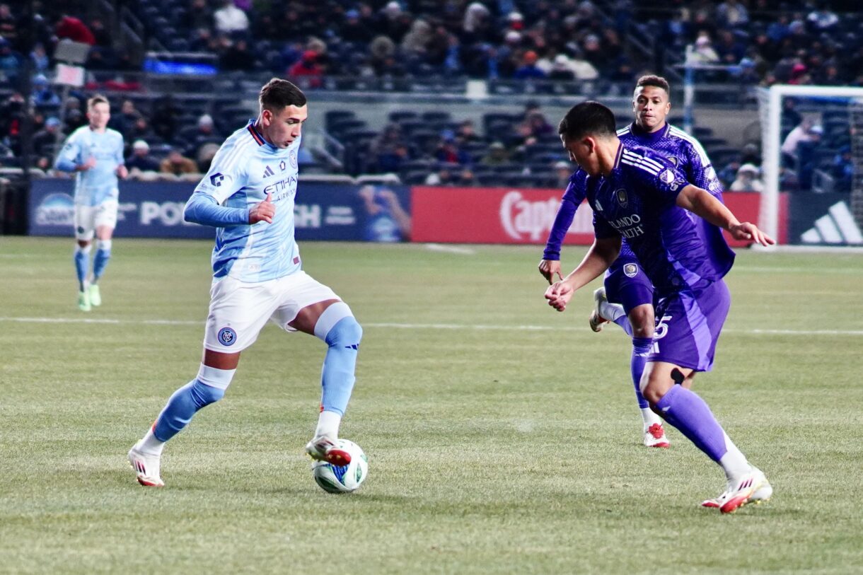 Julian Fernandez dribbles a defender | Credit: Melinda Morales 
