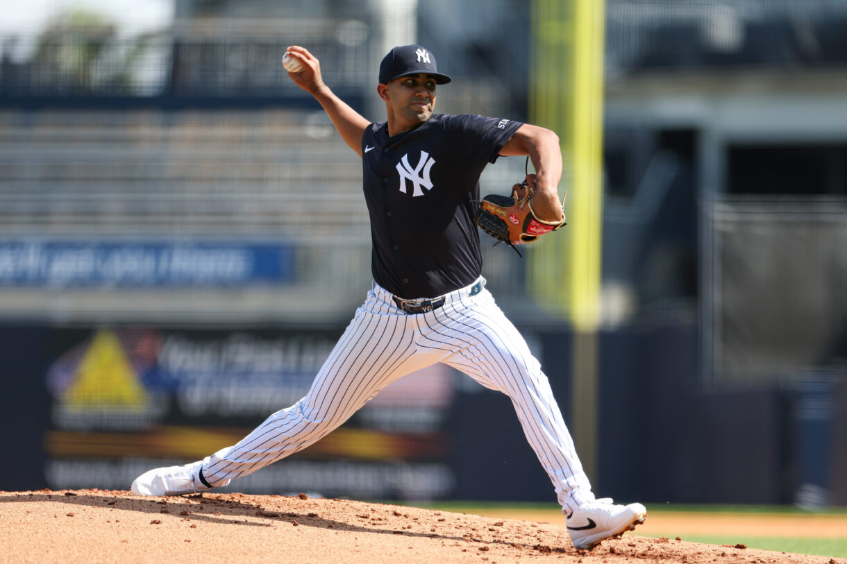 MLB: New York Yankees-Workouts, Yoendrys Gomez