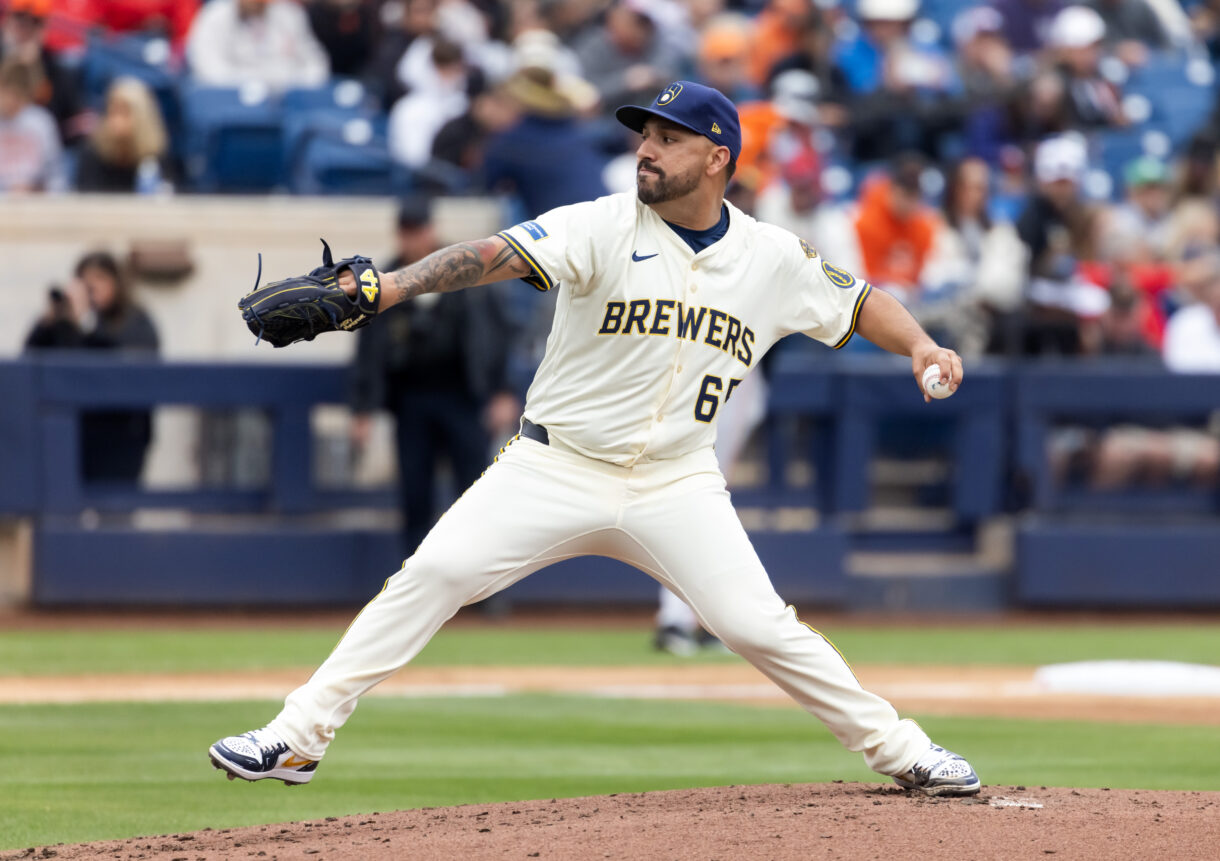 MLB: Spring Training-San Francisco Giants at Milwaukee Brewers, nestor cortes, yankees