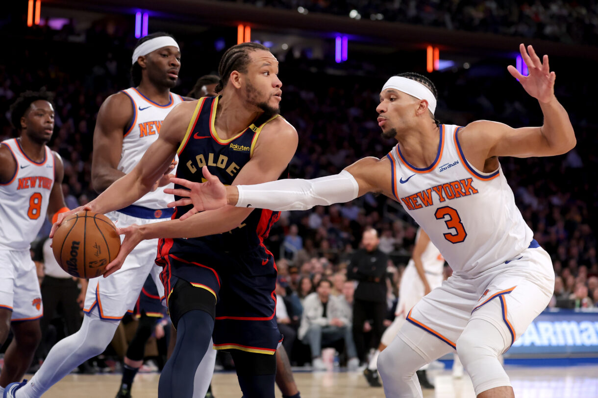 NBA: Golden State Warriors at New York Knicks