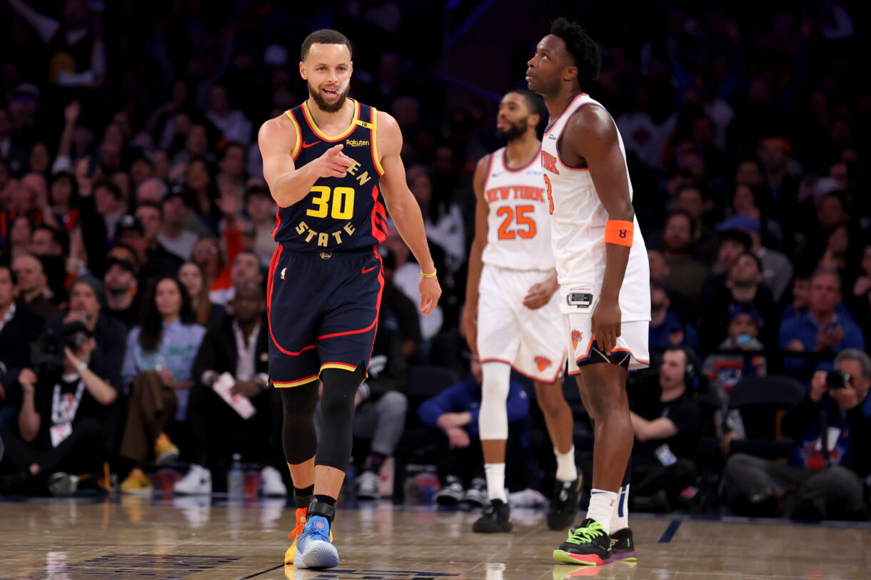 NBA: Golden State Warriors at New York Knicks