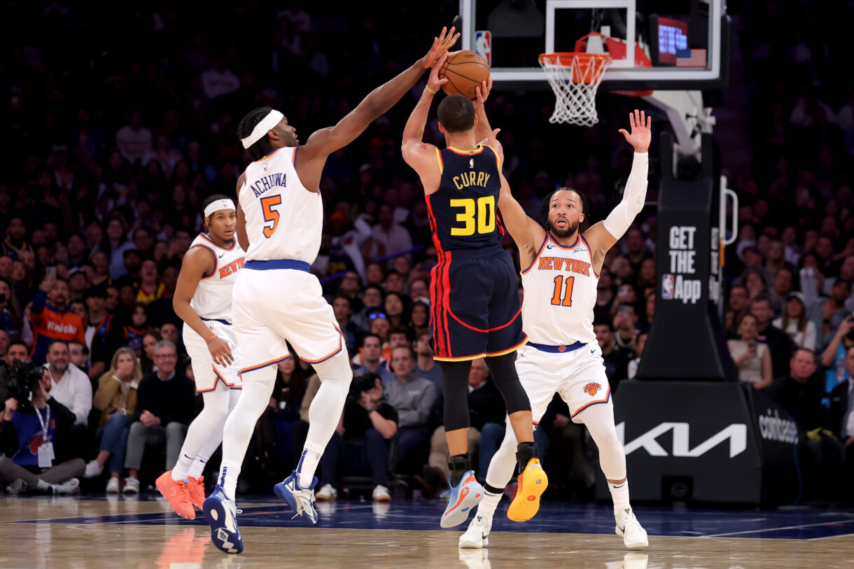 NBA: Golden State Warriors at New York Knicks
