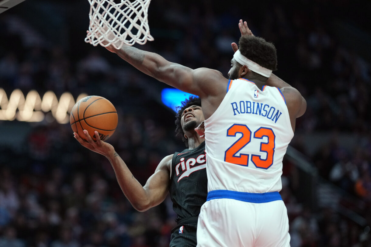 NBA: New York Knicks at Portland Trail Blazers