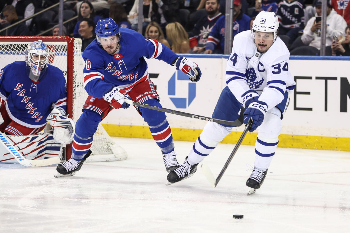 NHL: Toronto Maple Leafs at New York Rangers