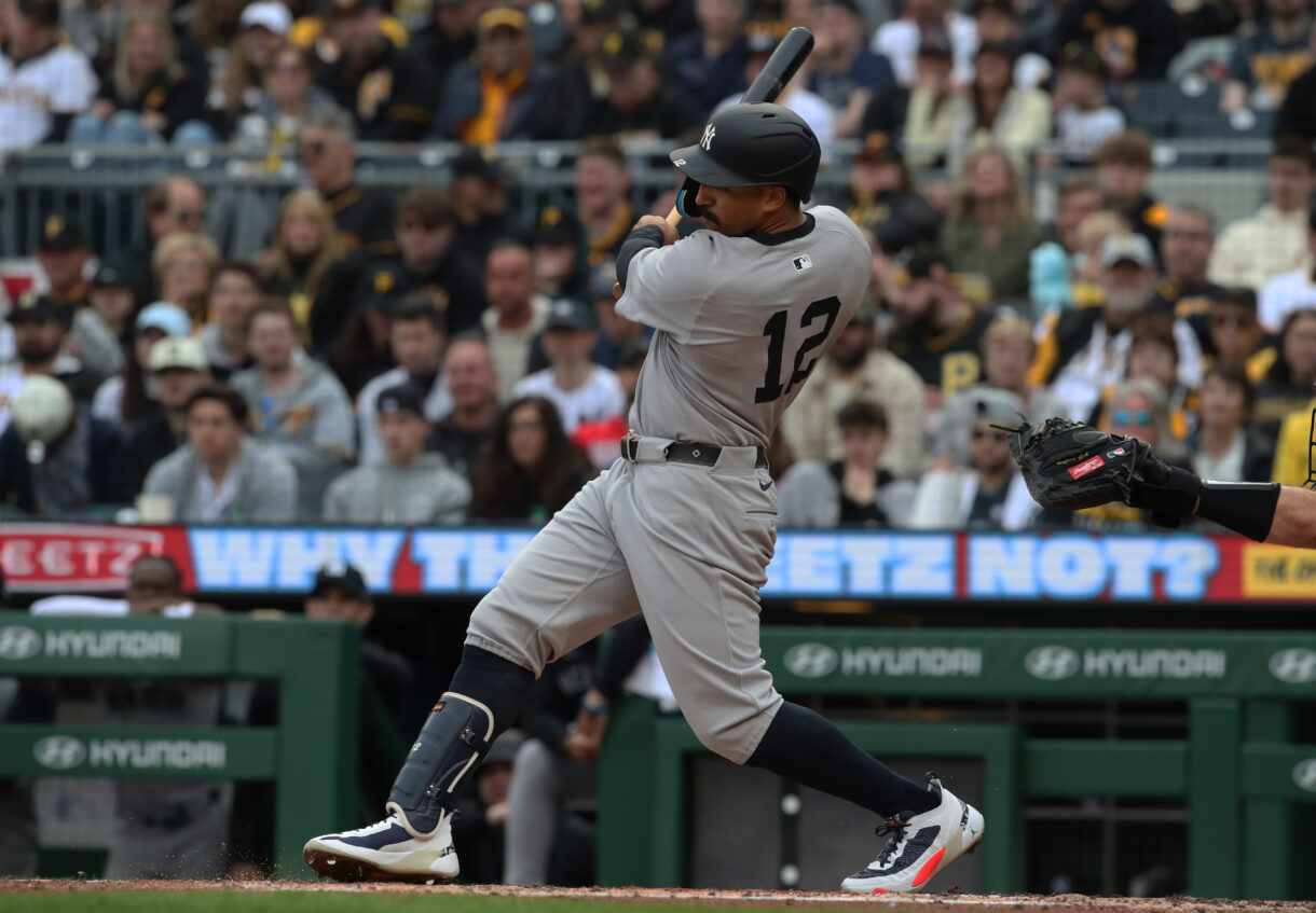 MLB: New York Yankees at Pittsburgh Pirates, trent grisham