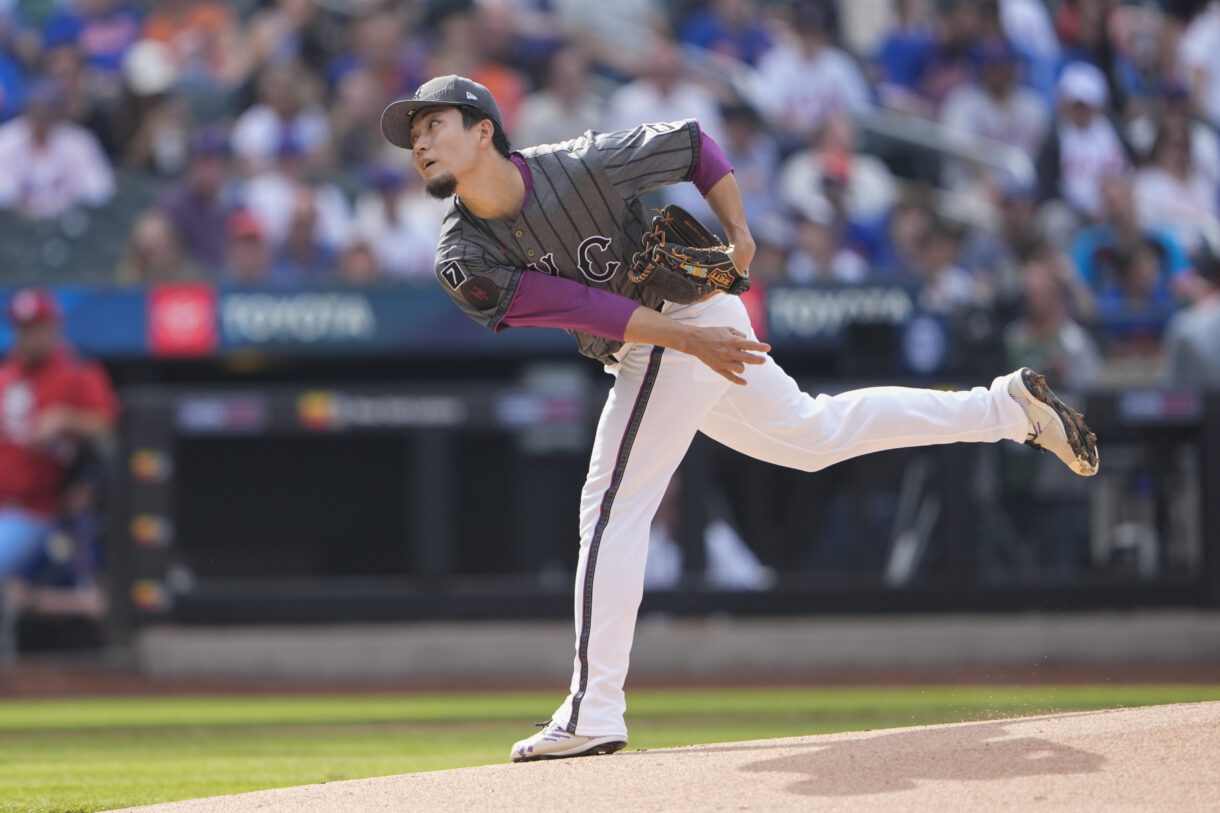 MLB: St. Louis Cardinals at New York Mets, kodai senga