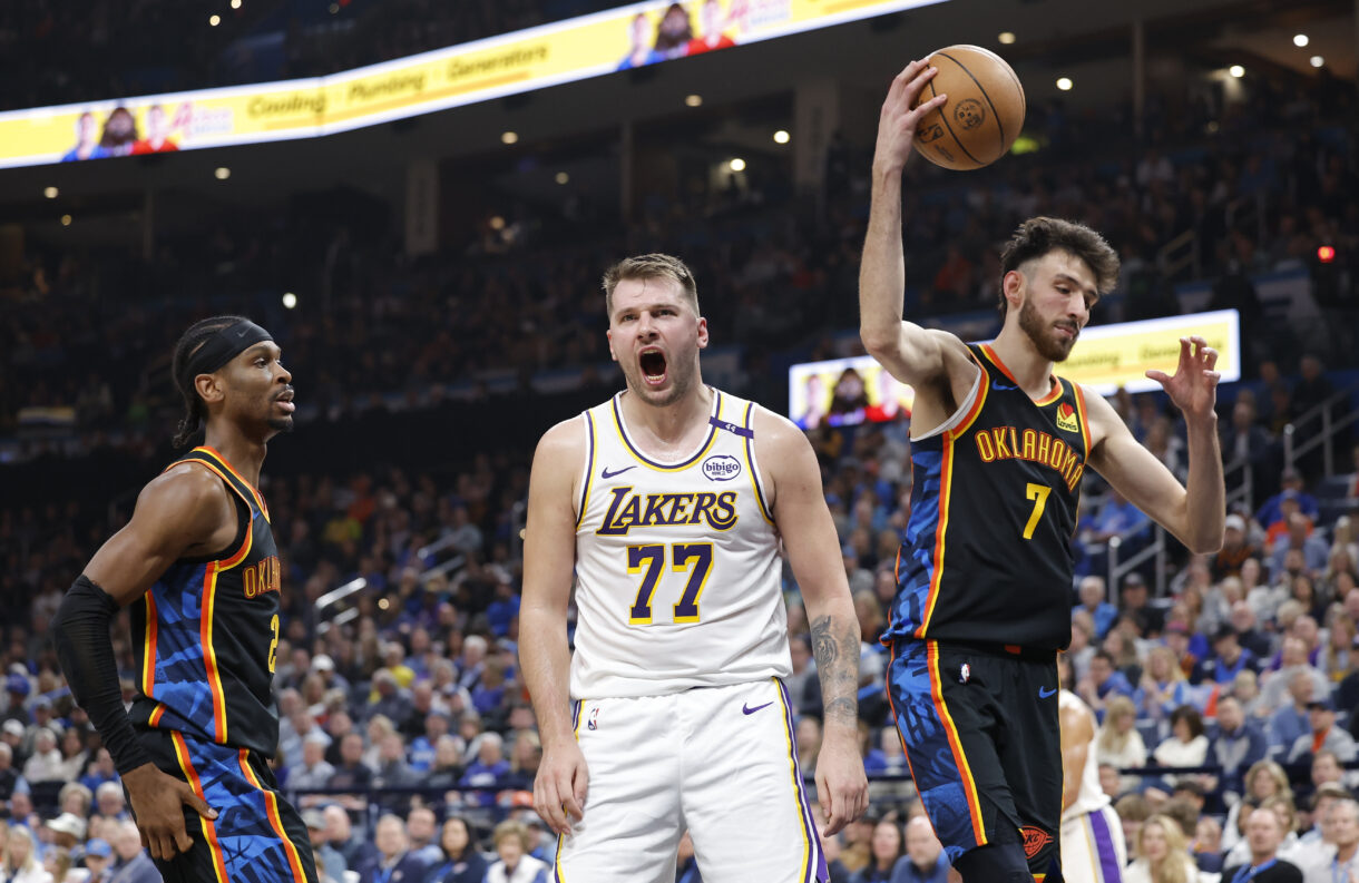 NBA: Los Angeles Lakers at Oklahoma City Thunder
