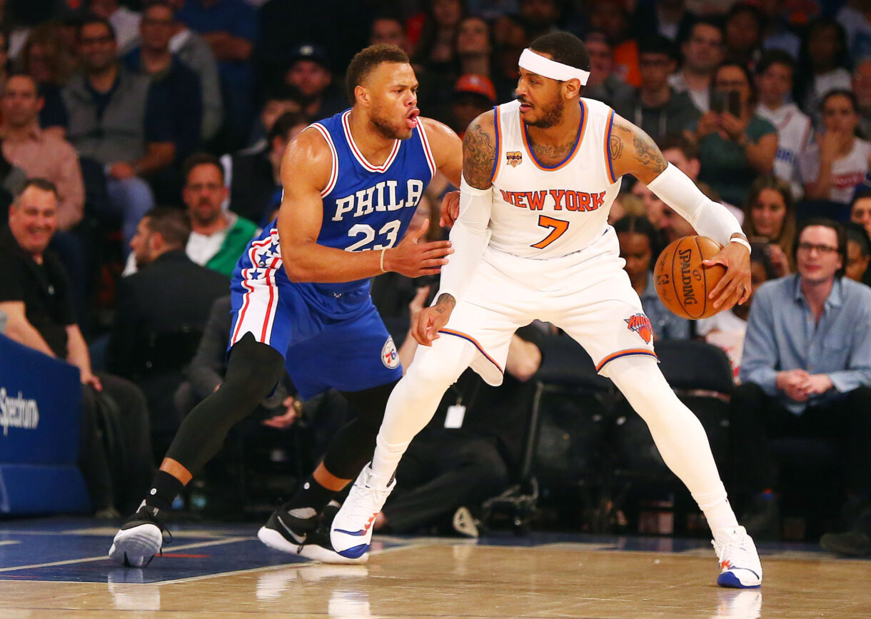 NBA: Philadelphia 76ers at New York Knicks