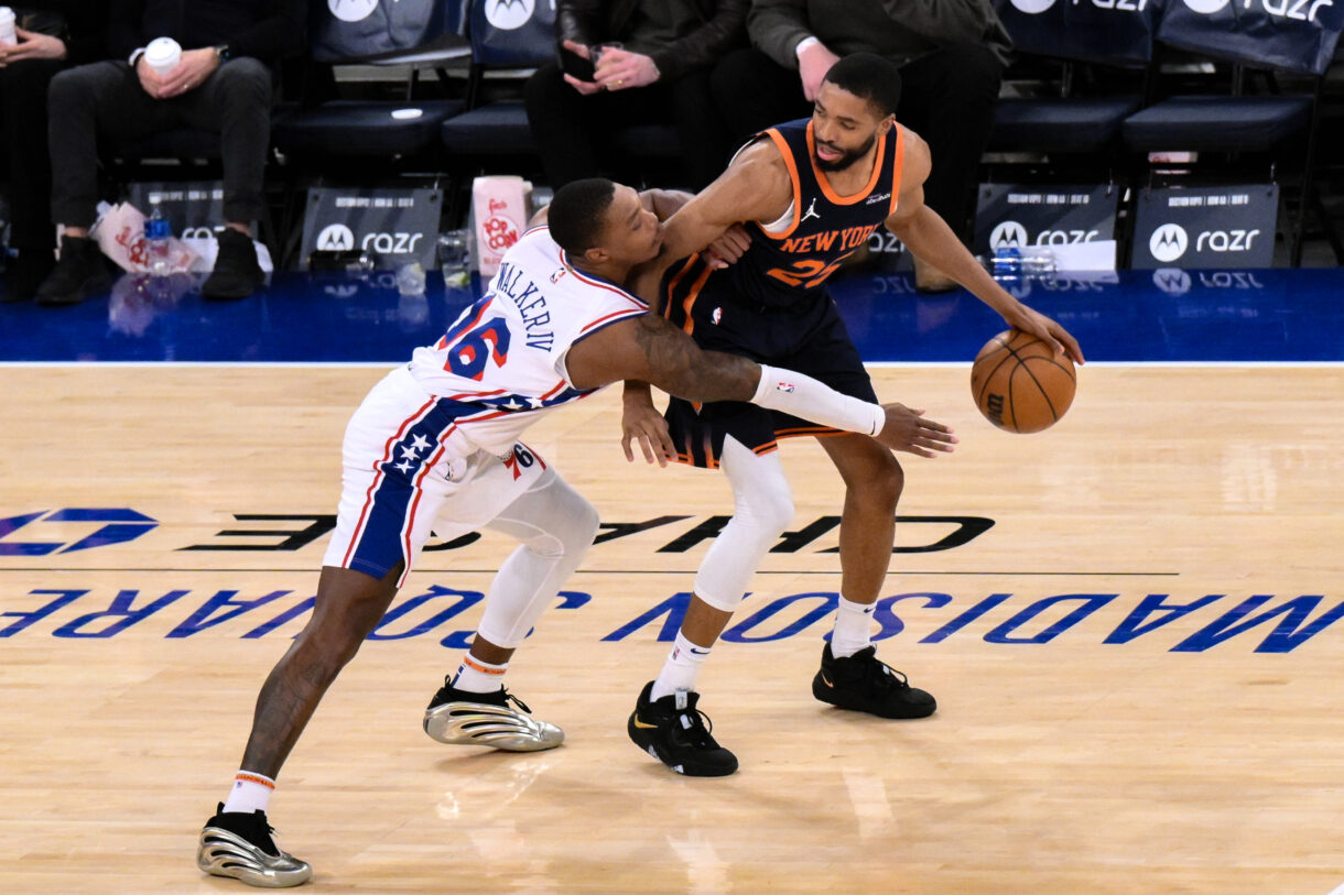 NBA: Philadelphia 76ers at New York Knicks