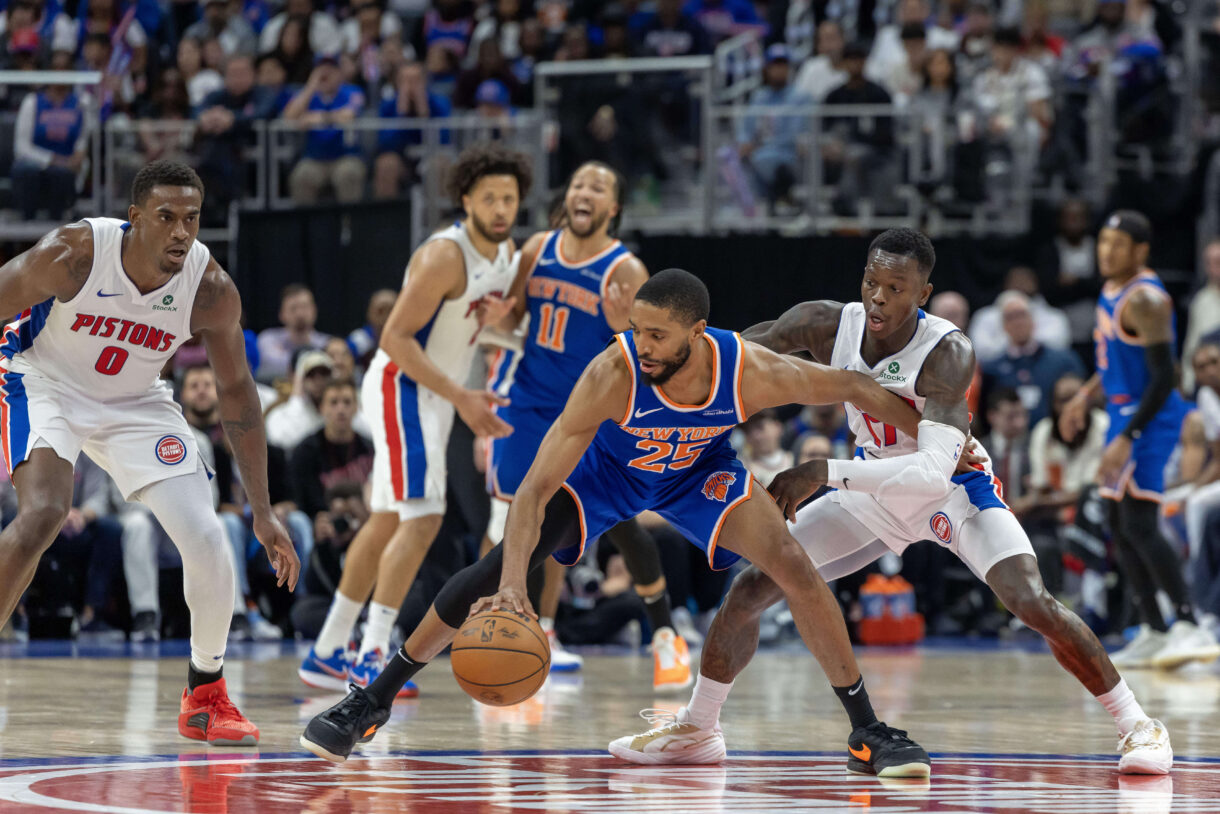 NBA: Playoffs-New York Knicks at Detroit Pistons