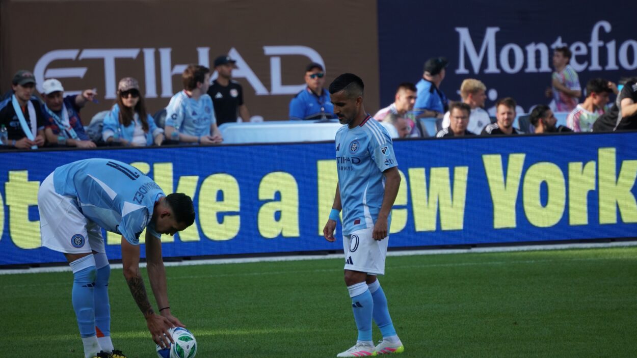 Maxi Moralez scored in the Hudson River Derby once again | Credit: Brandon Samaroo
