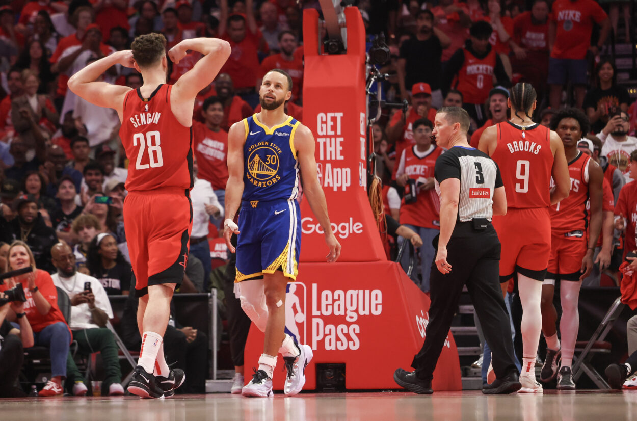 NBA: Playoffs-Golden State Warriors at Houston Rockets