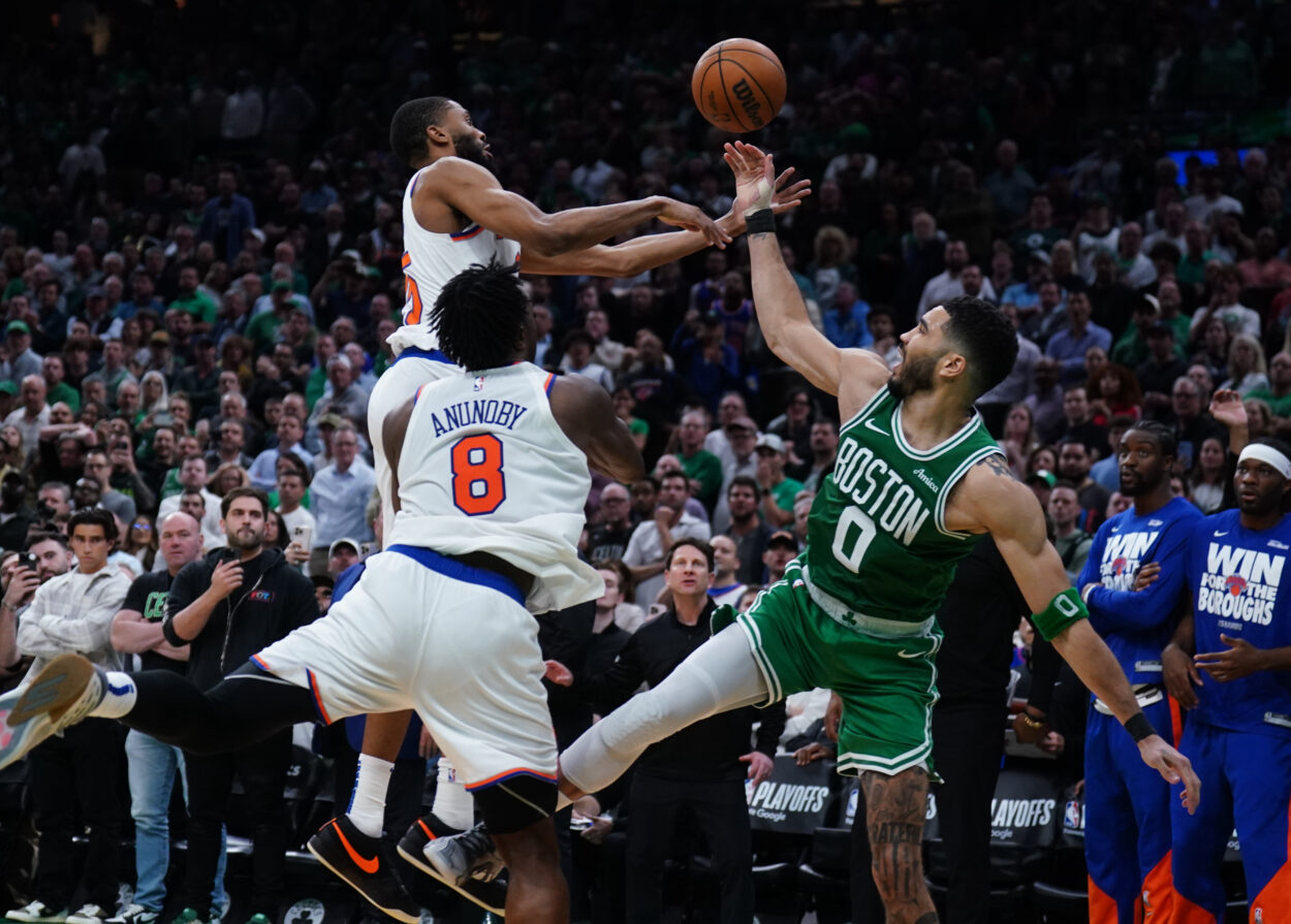 NBA: Playoffs-New York Knicks at Boston Celtics