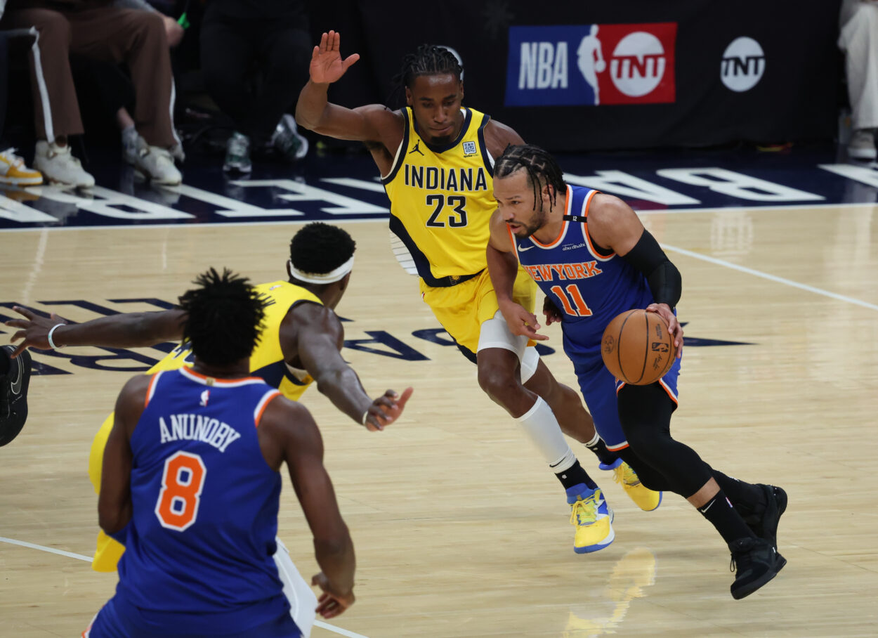 NBA: Playoffs-New York Knicks at Indiana Pacers