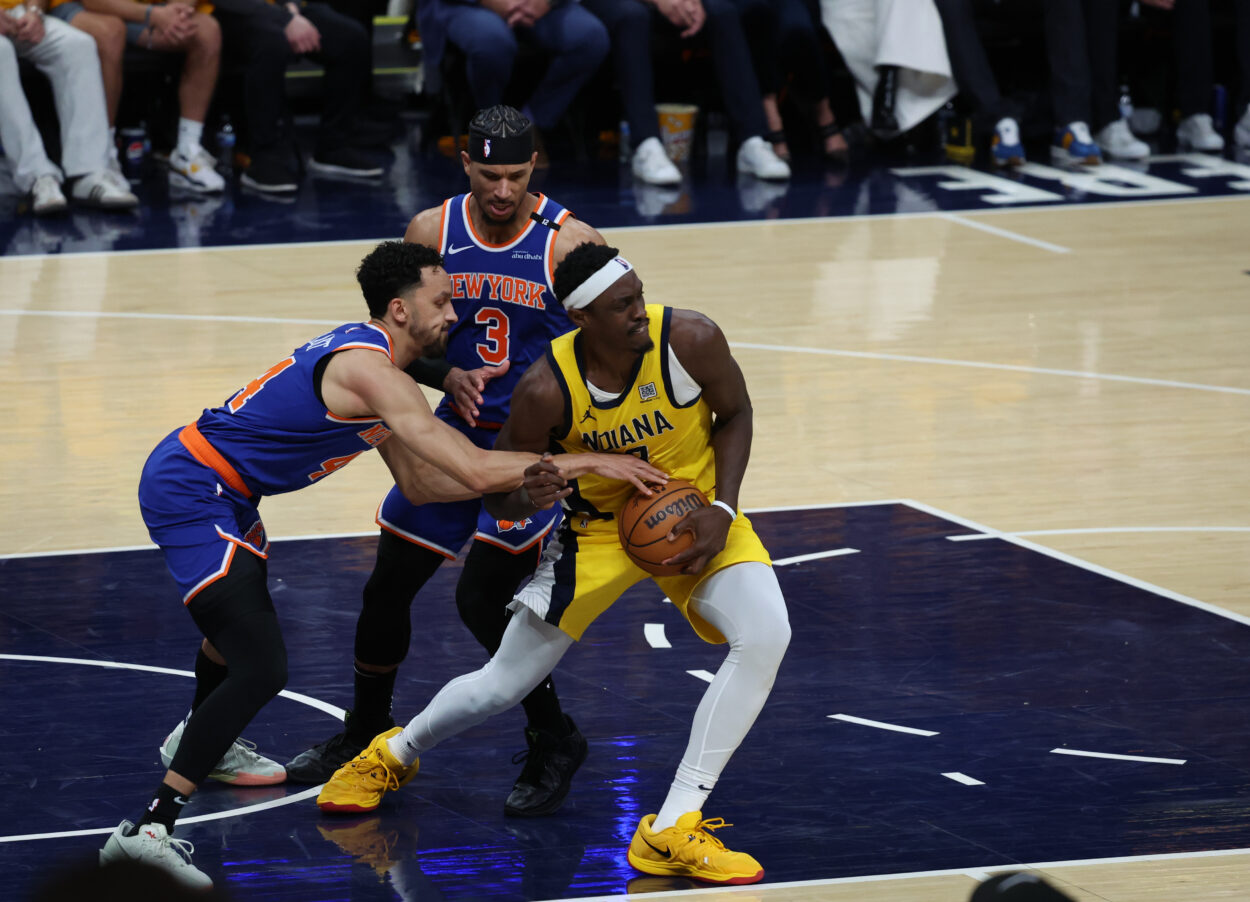 NBA: Playoffs-New York Knicks at Indiana Pacers