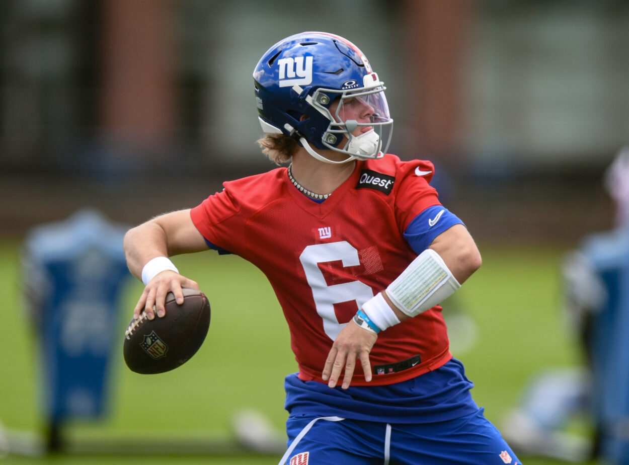 NFL: New York Giants Rookie Minicamp, jaxson dart