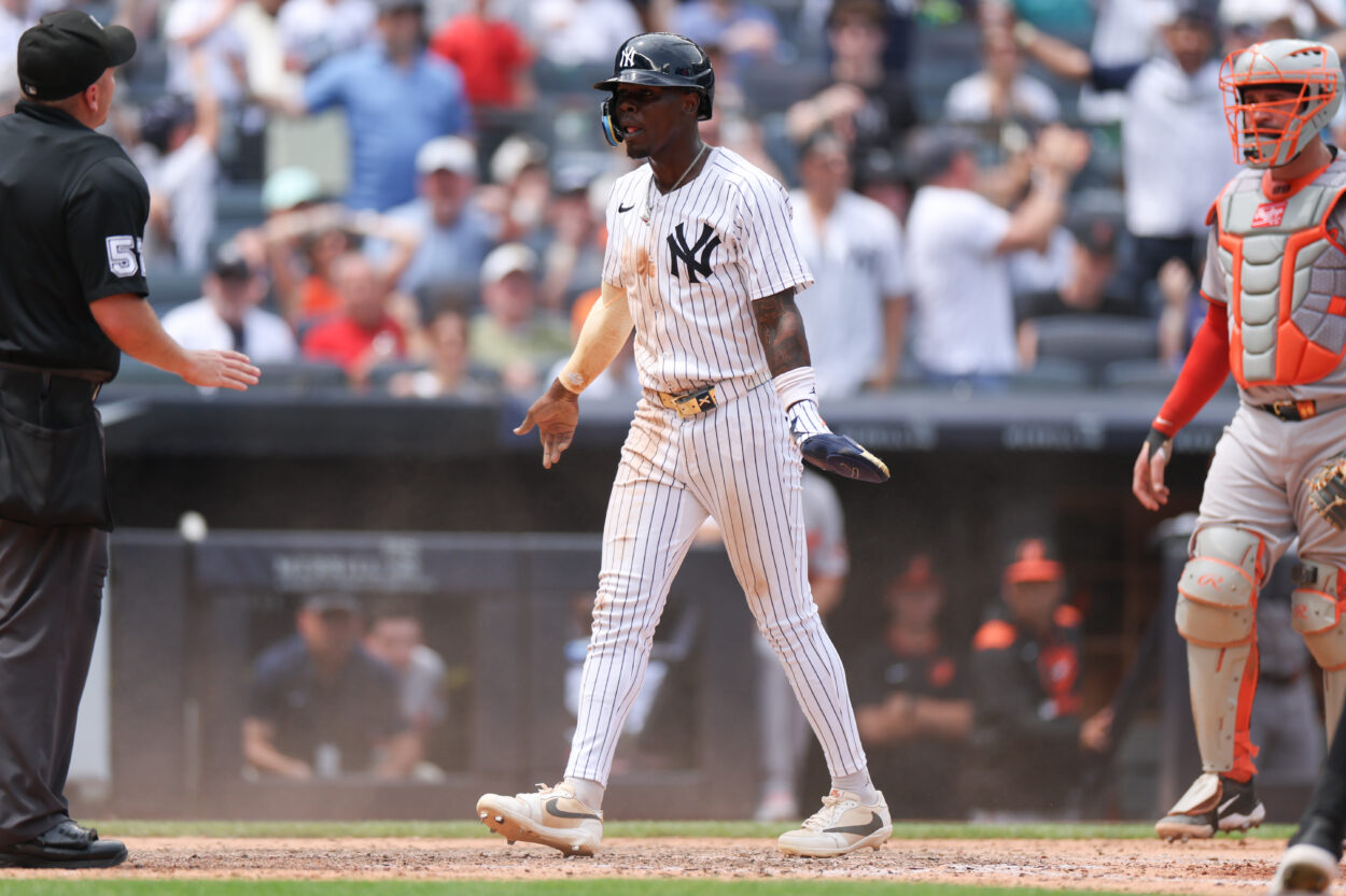MLB: Baltimore Orioles at New York Yankees, jazz chisholm