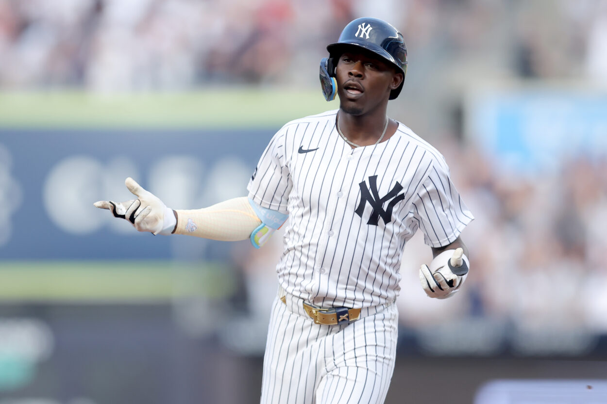MLB: Boston Red Sox at New York Yankees, jazz chisholm