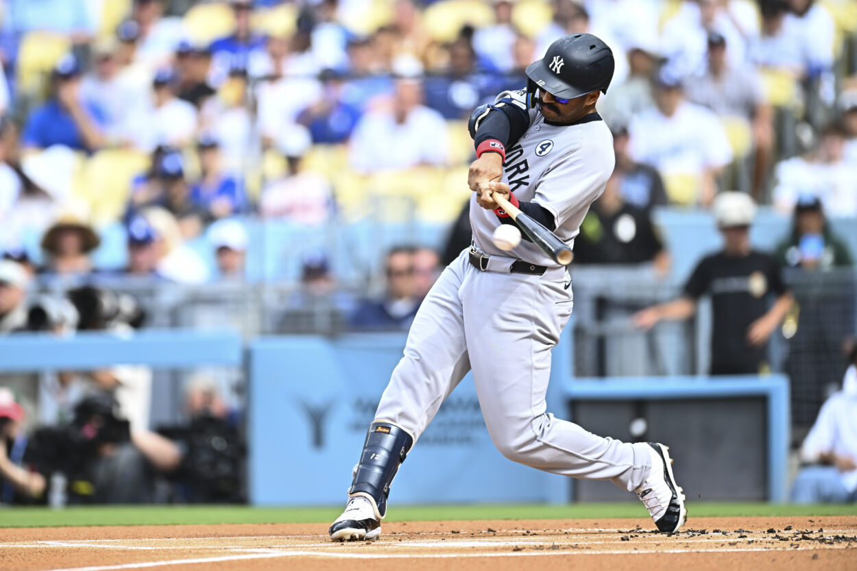 MLB: New York Yankees at Los Angeles Dodgers, trent grisham