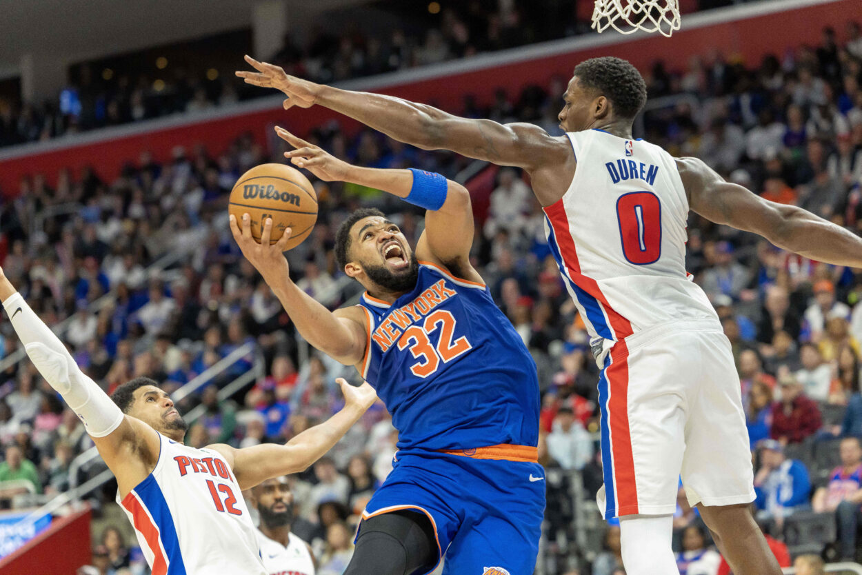 NBA: Playoffs-New York Knicks at Detroit Pistons