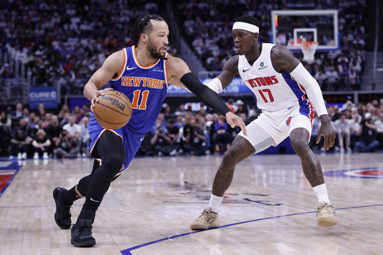 NBA: Playoffs-New York Knicks at Detroit Pistons