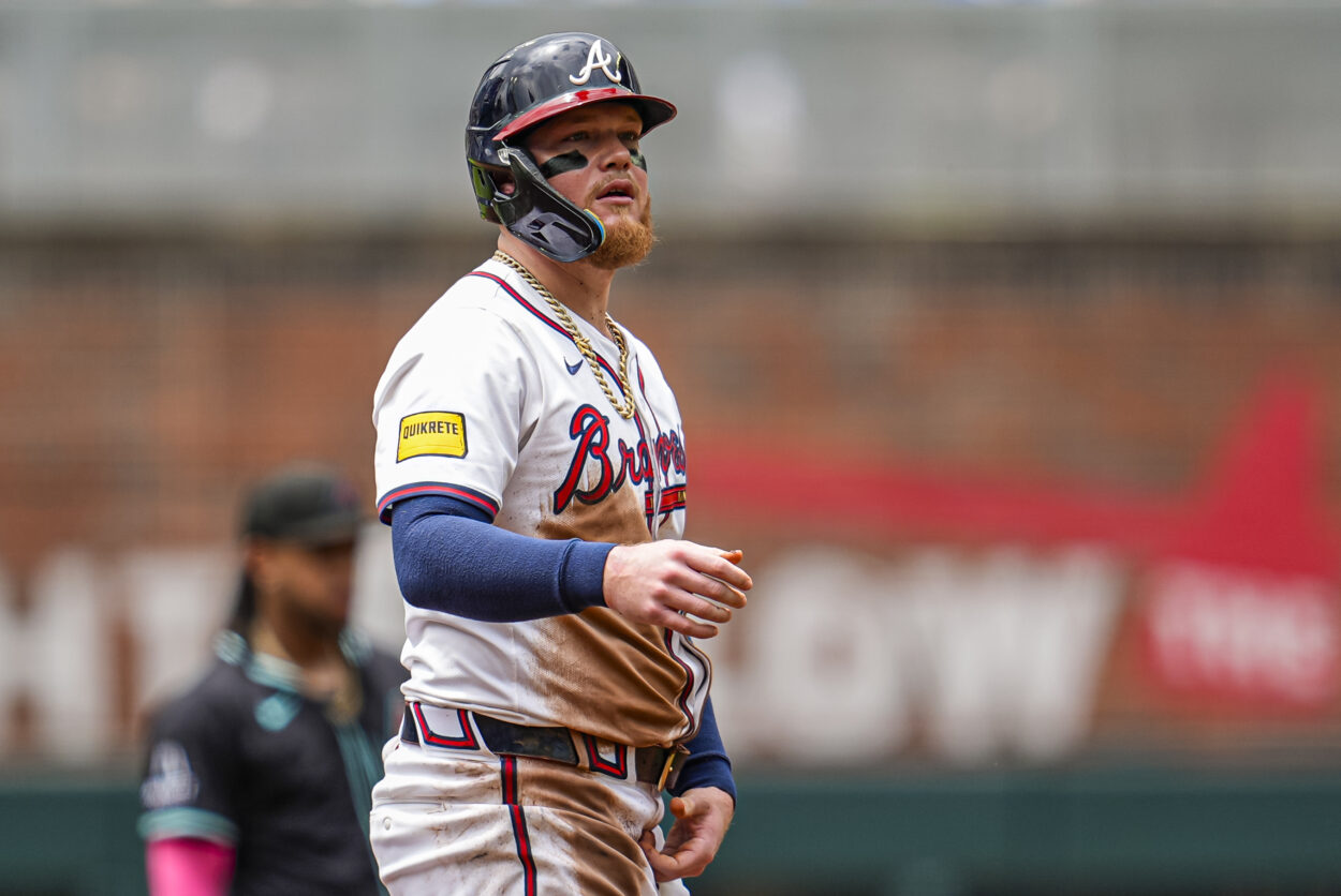 MLB: Arizona Diamondbacks at Atlanta Braves