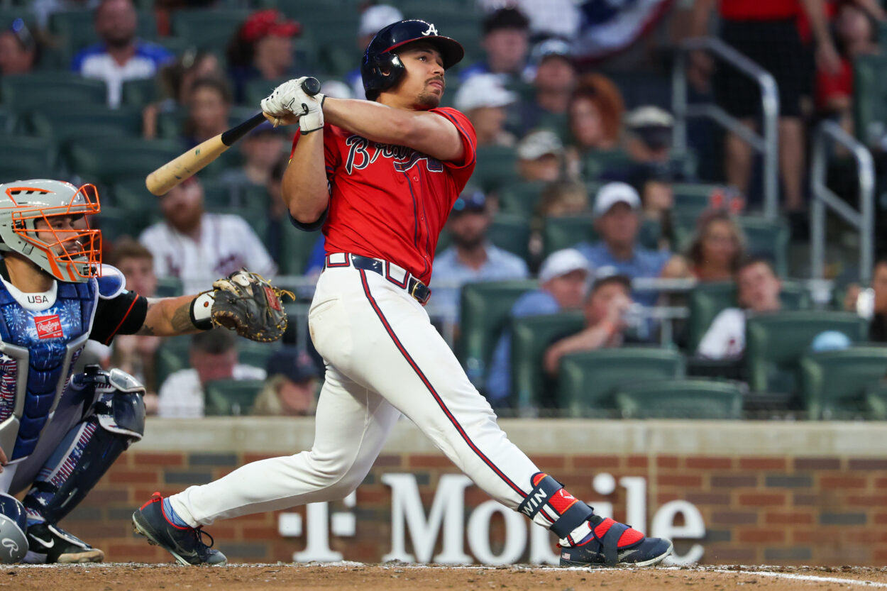 MLB: Baltimore Orioles at Atlanta Braves, drake baldwin