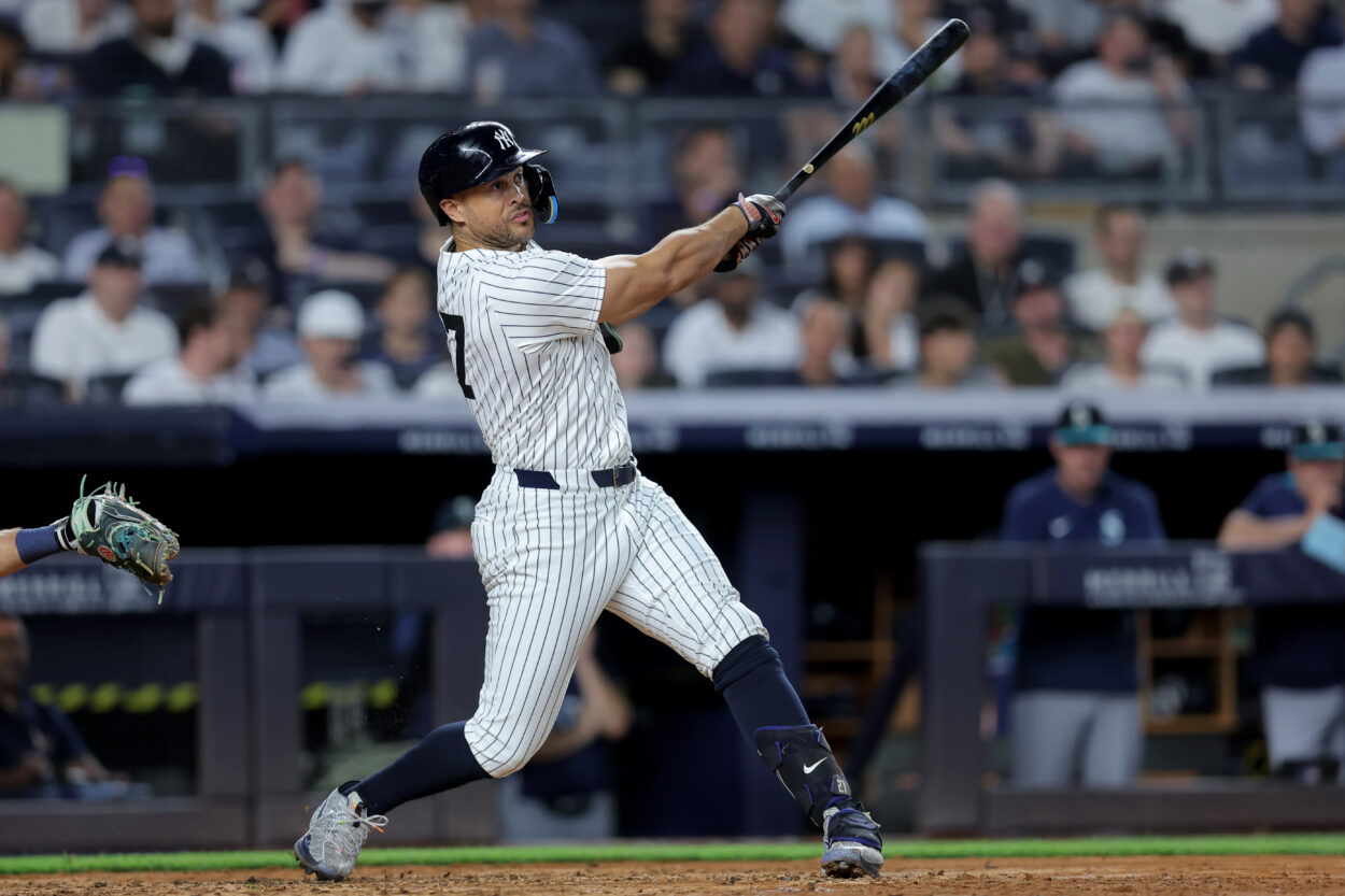 MLB: Seattle Mariners at New York Yankees, giancarlo stanton