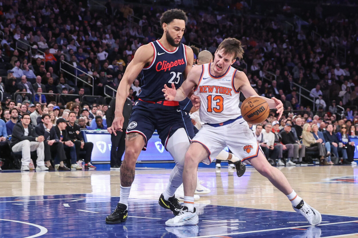 NBA: Los Angeles Clippers at New York Knicks, ben simmons