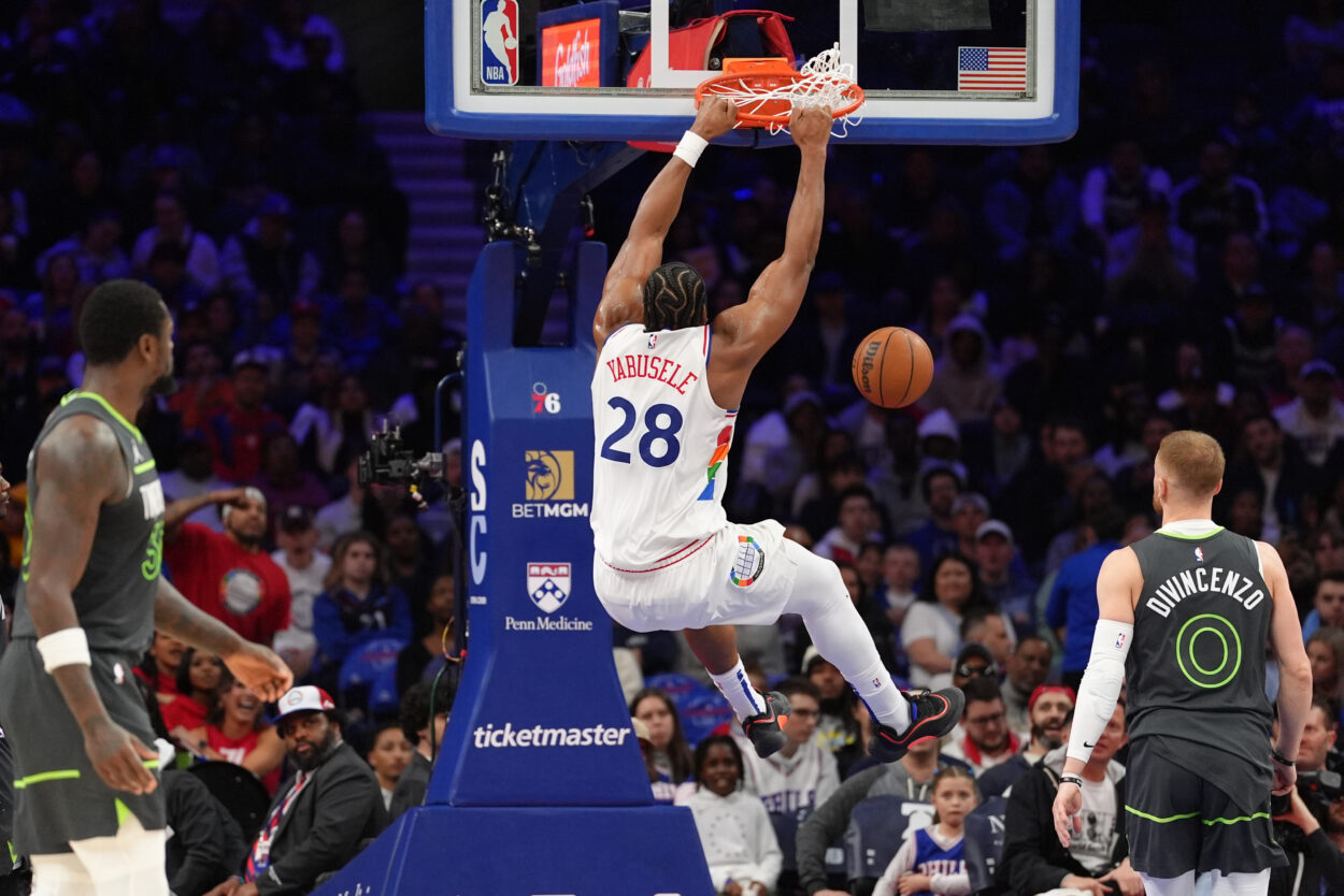 NBA: Minnesota Timberwolves at Philadelphia 76ers, knicks