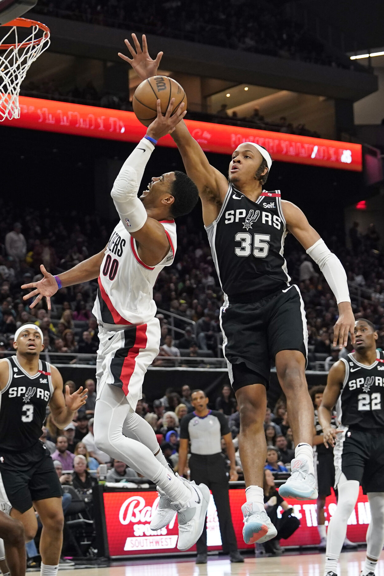NBA: Portland Trail Blazers at San Antonio Spurs