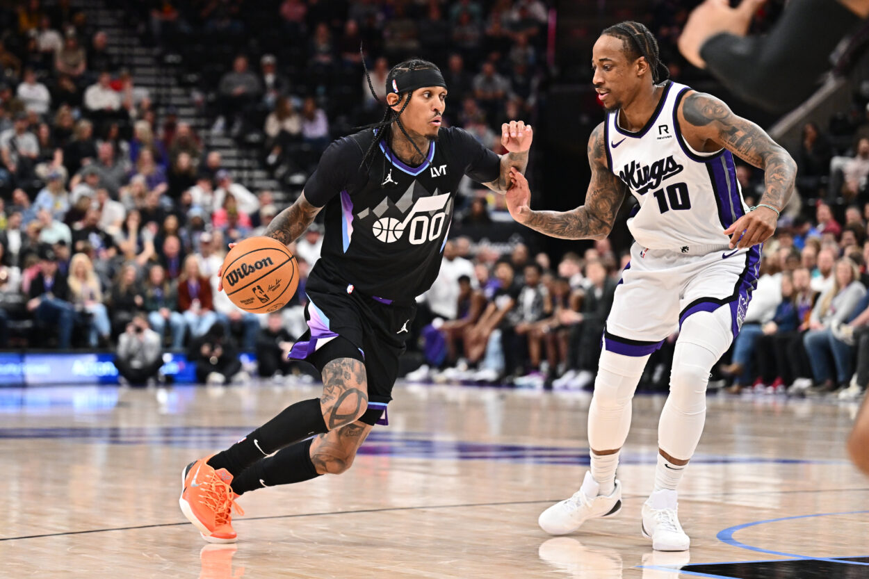 NBA: Sacramento Kings at Utah Jazz, jordan clarkson, knicks