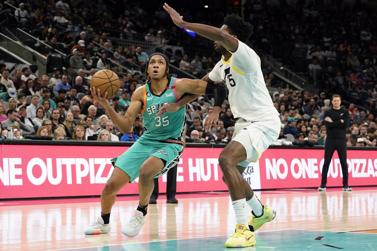 NBA: Utah Jazz at San Antonio Spurs, romeo langford, knicks