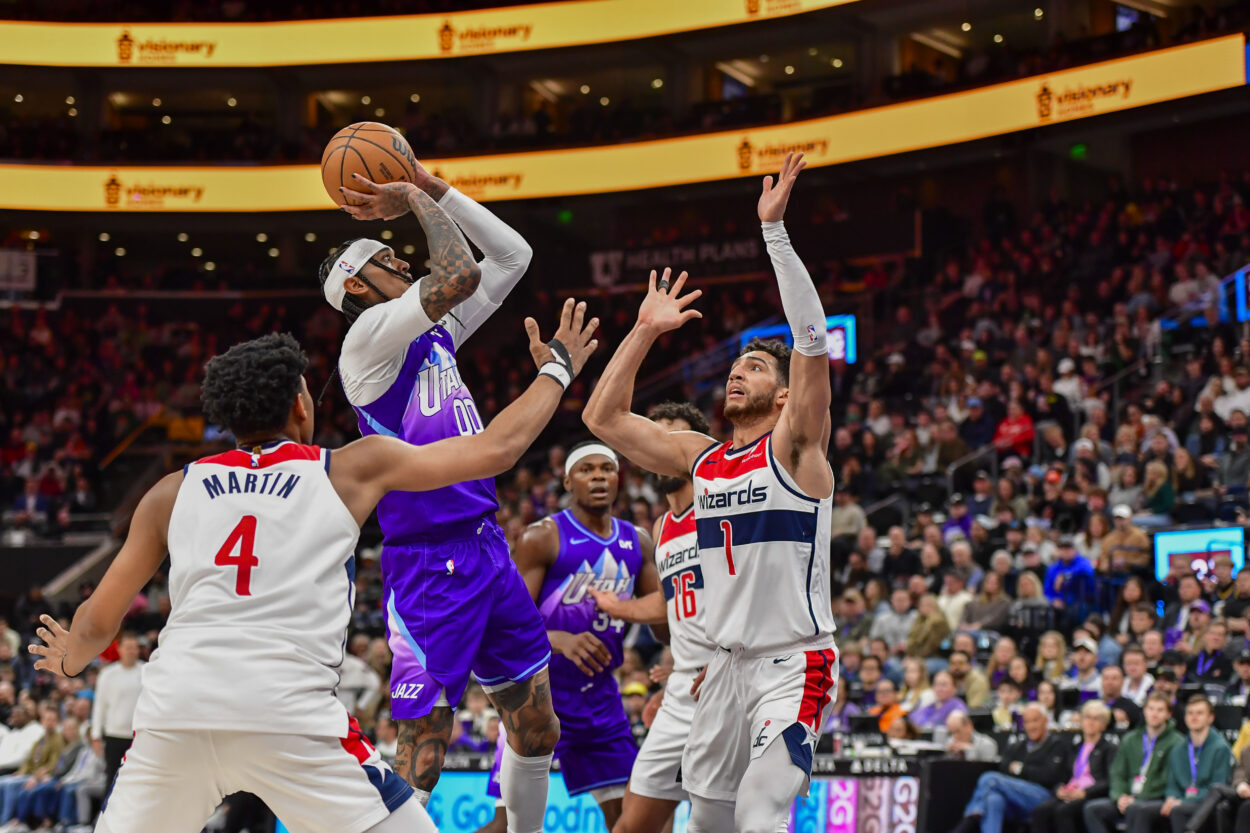 NBA: Washington Wizards at Utah Jazz, jordan clarkson, knicks