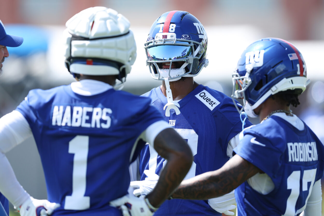 Giants, Darius Slayton, Malik Nabers, Wan'Dale Robinson