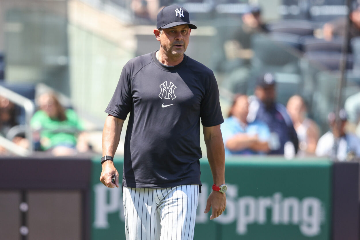 MLB: Houston Astros at New York Yankees, aaron boone