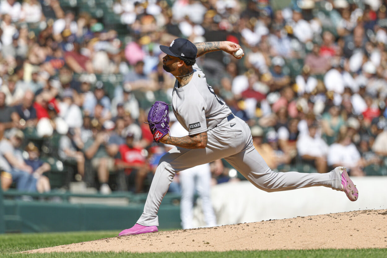MLB: New York Yankees at Chicago White Sox, luis gil