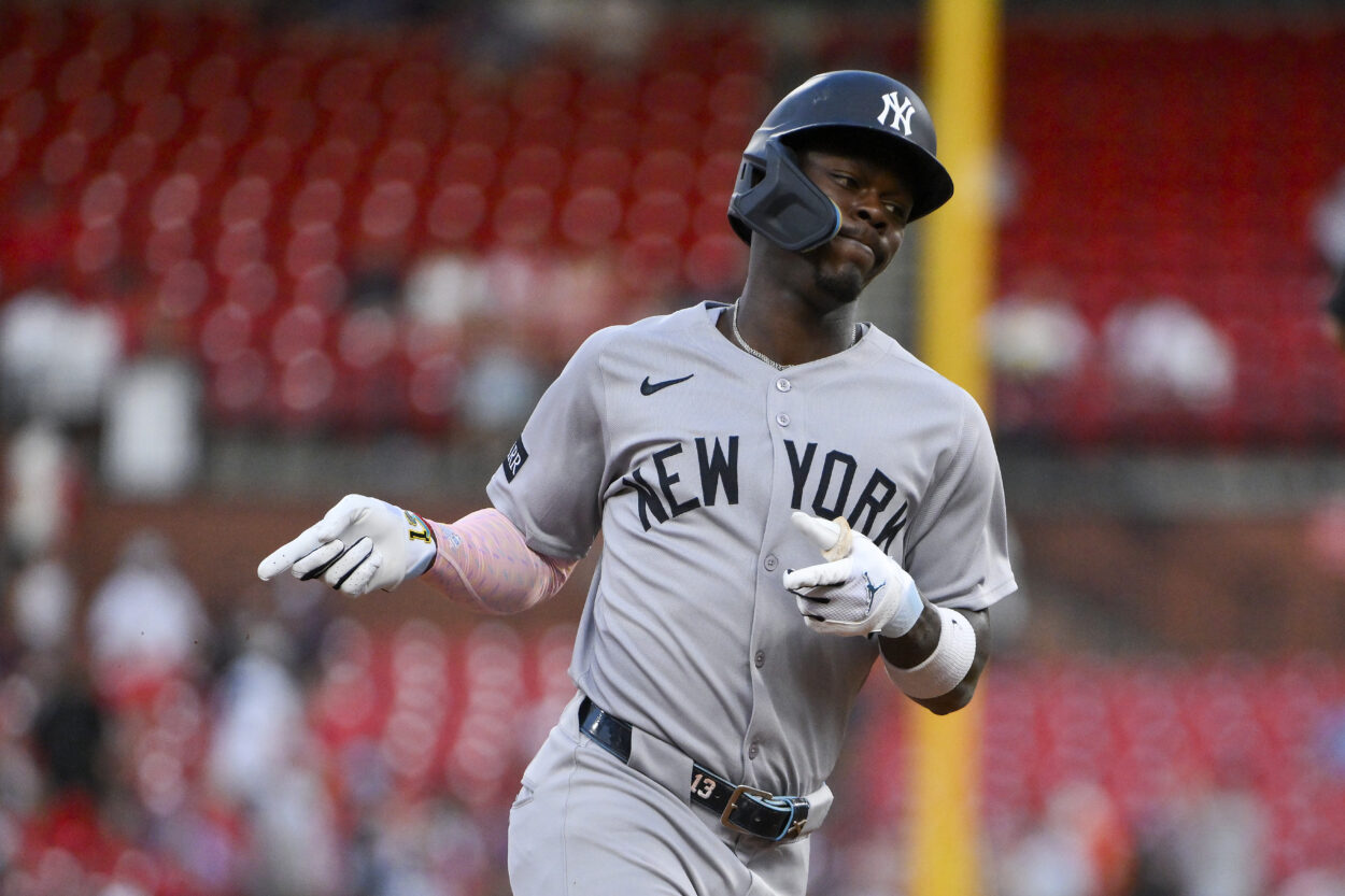 MLB: New York Yankees at St. Louis Cardinals, jazz chisholm