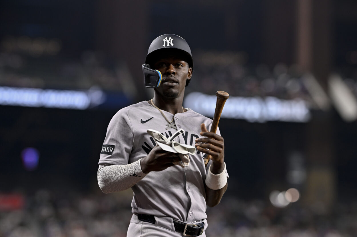 MLB: New York Yankees at Texas Rangers, jazz chisholm