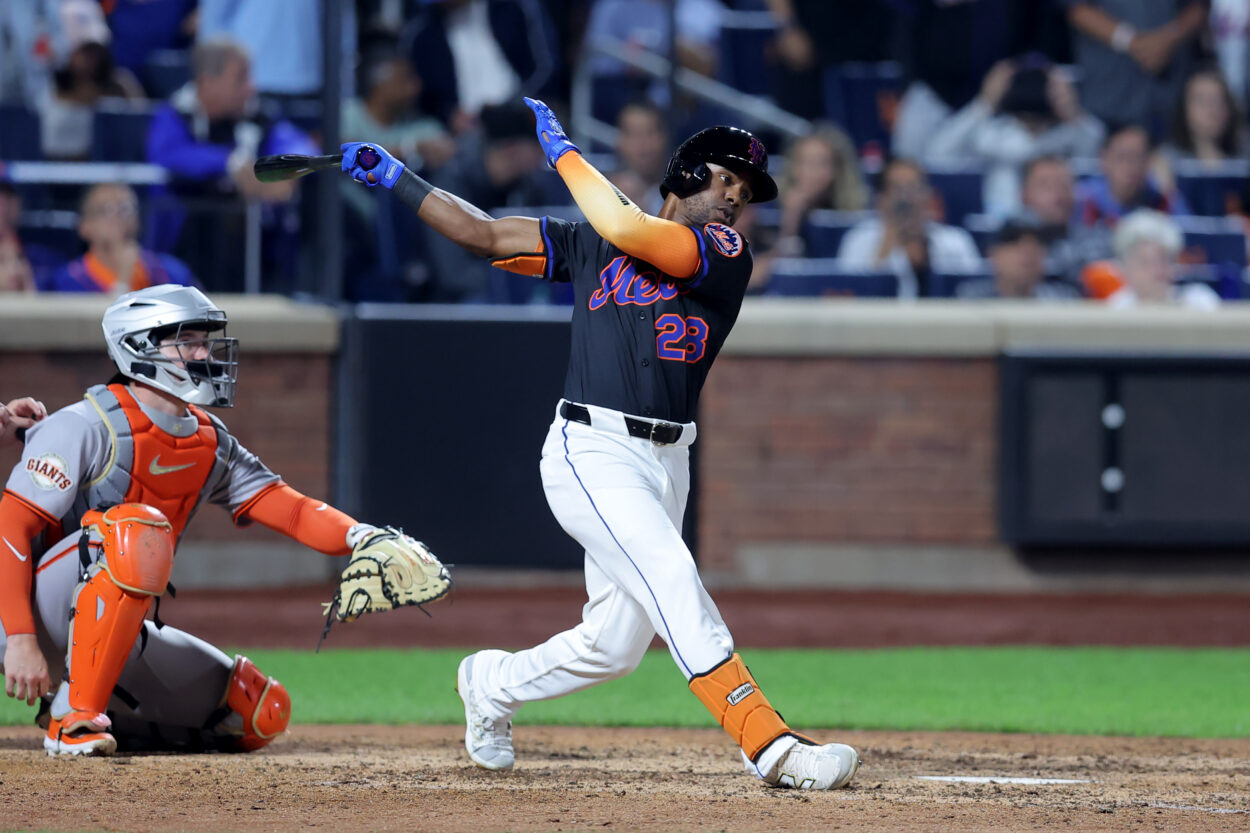MLB: San Francisco Giants at New York Mets, cedric mullins