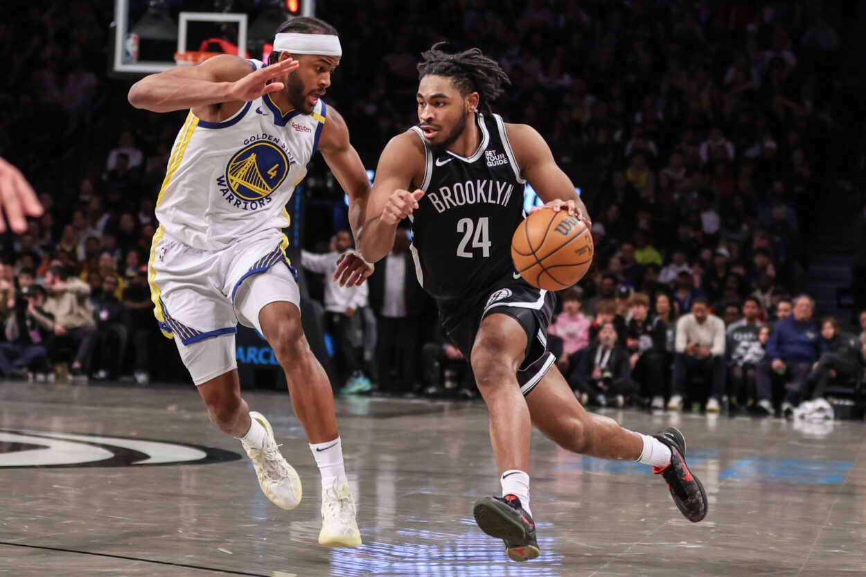 Cam Thomas, NBA: Golden State Warriors at Brooklyn Nets
