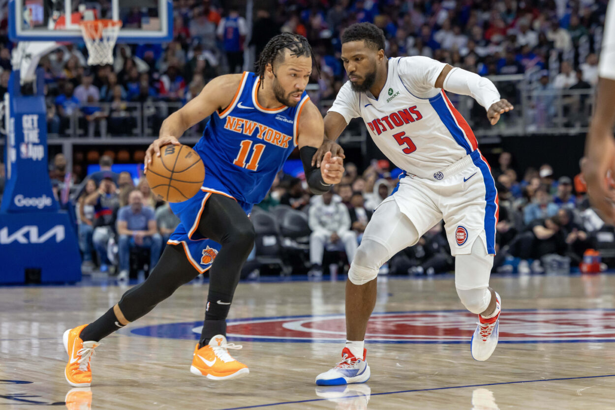 NBA: Playoffs-New York Knicks at Detroit Pistons