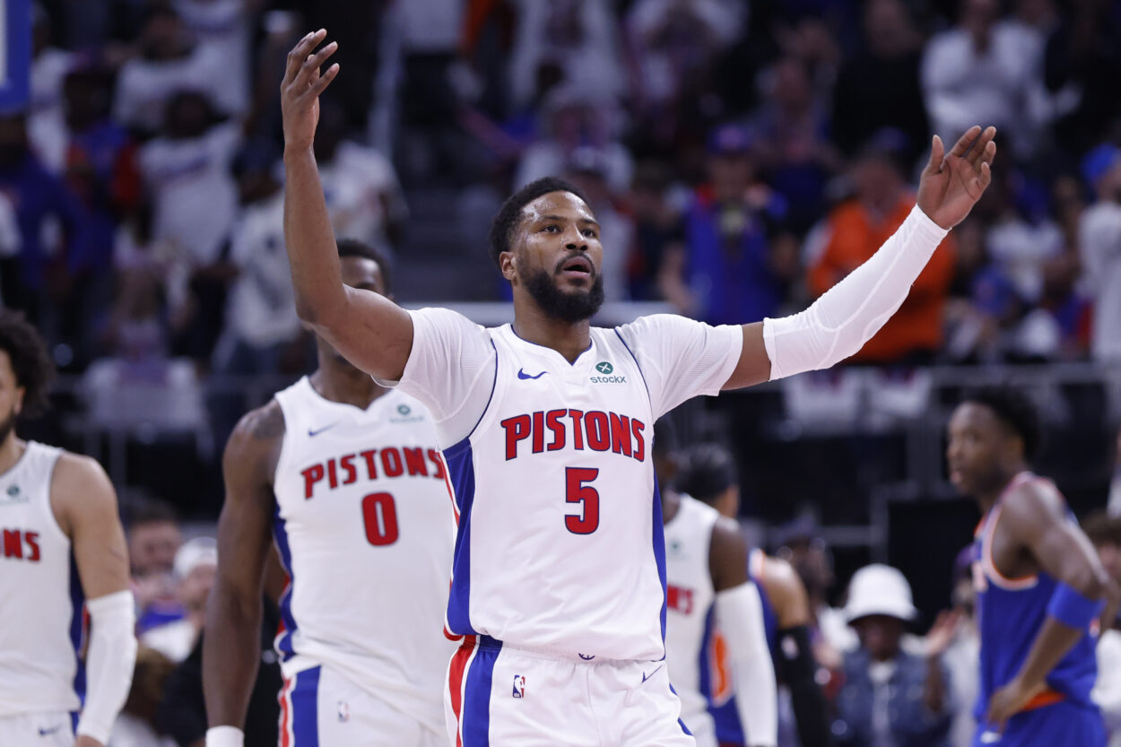 NBA: Playoffs-New York Knicks at Detroit Pistons