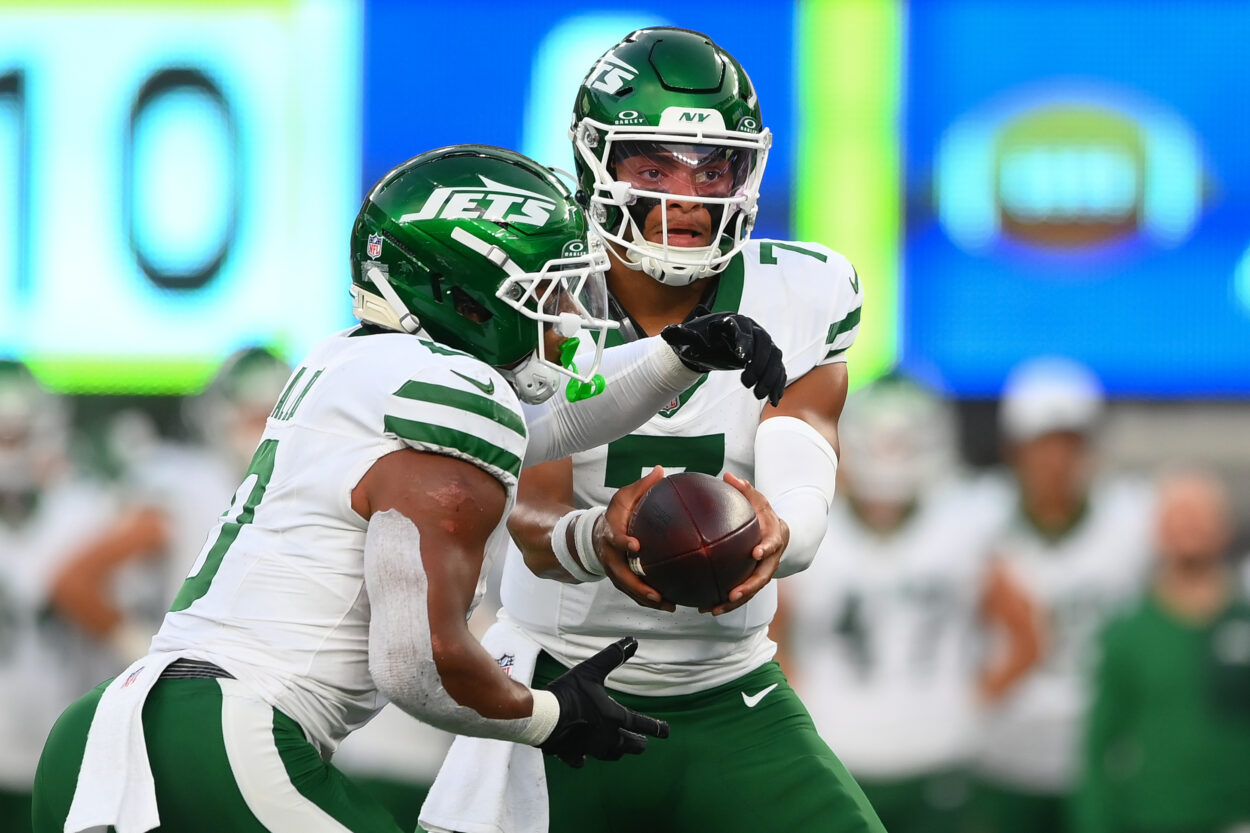Braelon Allen, NFL: New York Jets at New York Giants