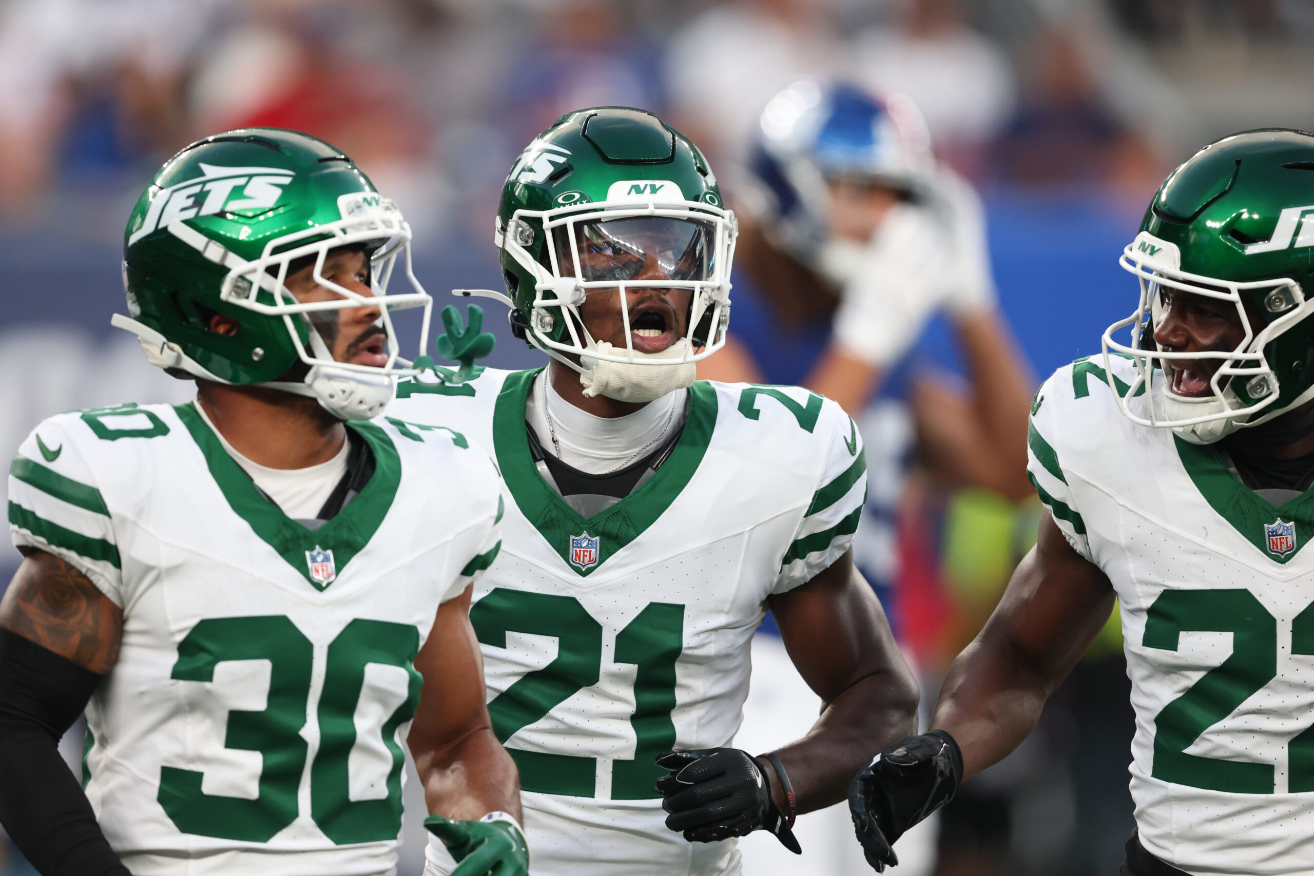 NFL: New York Jets at New York Giants, Michael Carter