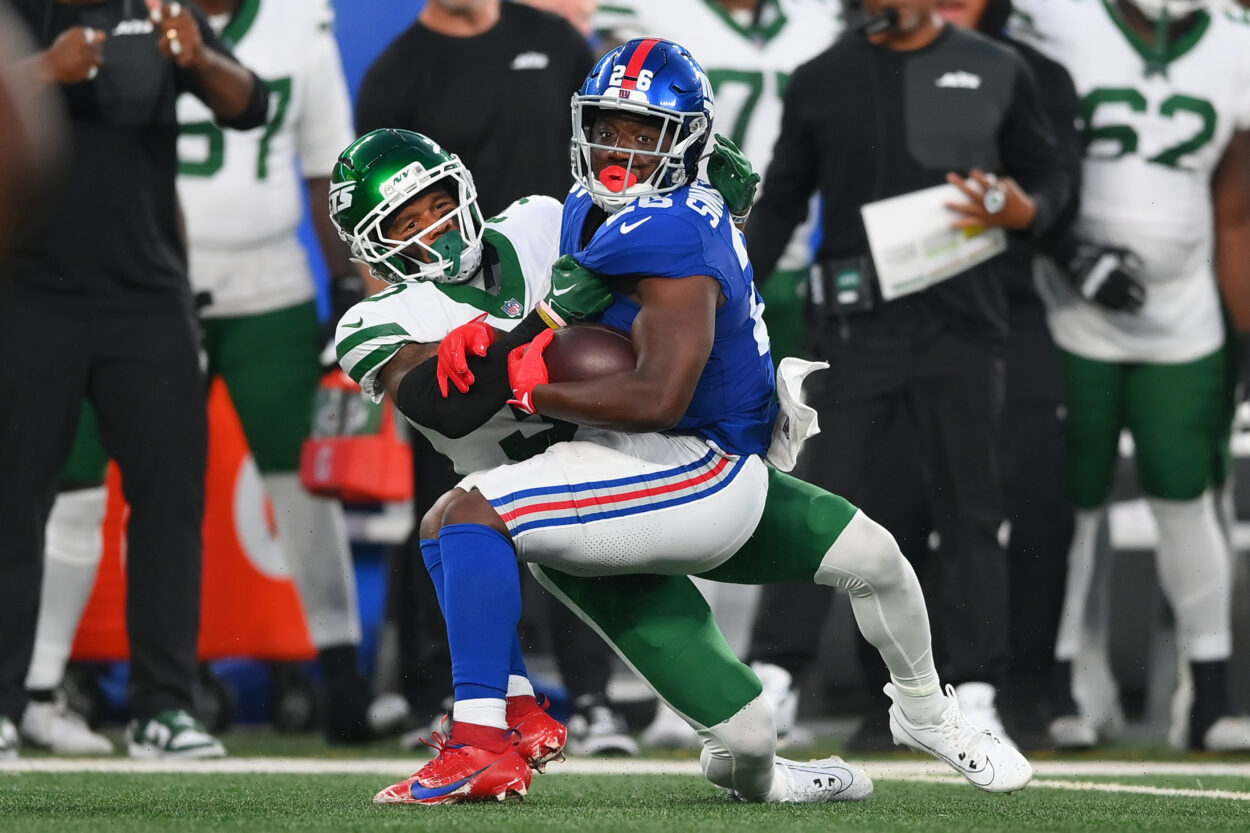 Michael Carter, NFL: New York Jets at New York Giants