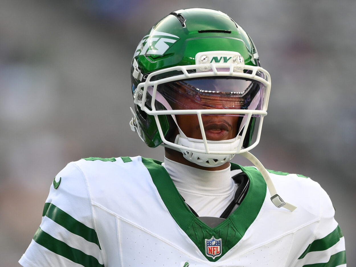 Garrett Wilson, NFL: New York Jets at New York Giants