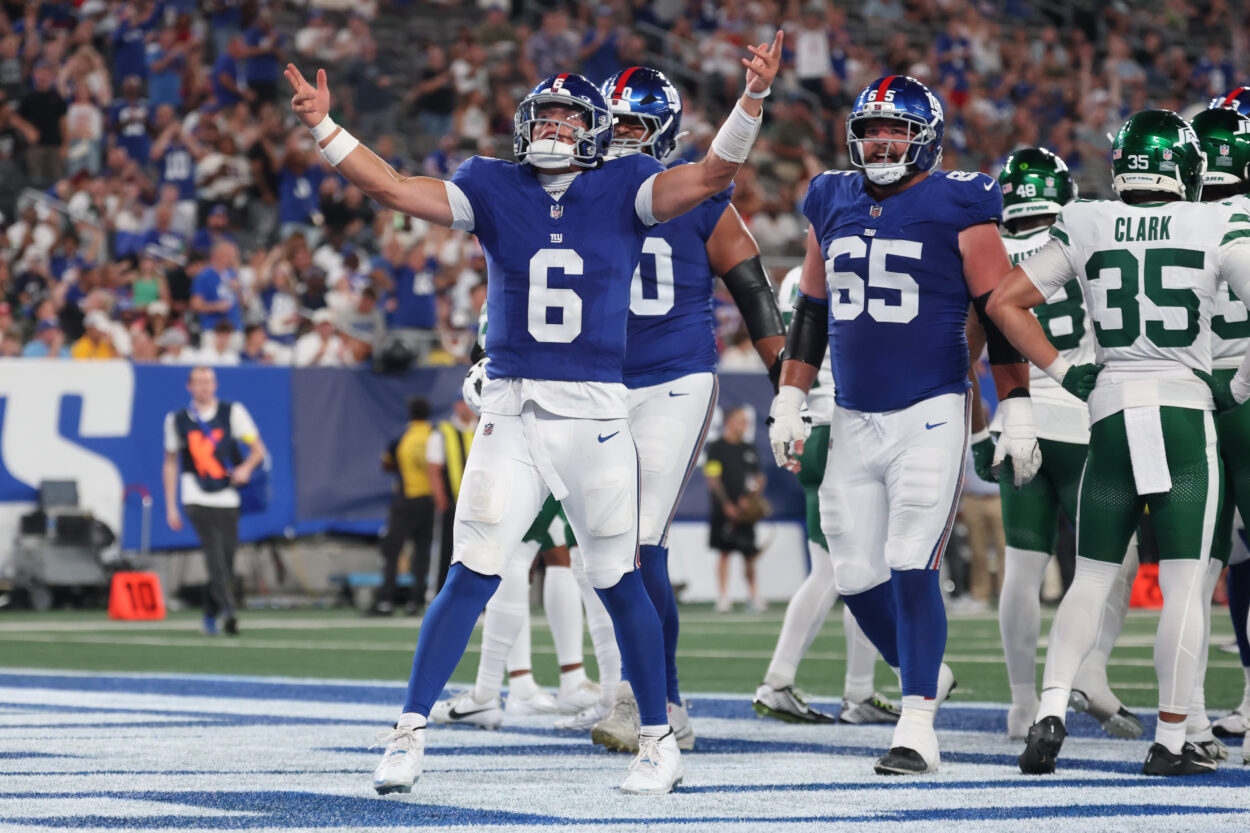 NFL: New York Jets at New York Giants, jaxson dart