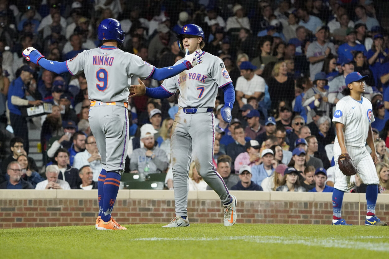 MLB: New York Mets at Chicago Cubs, brett baty