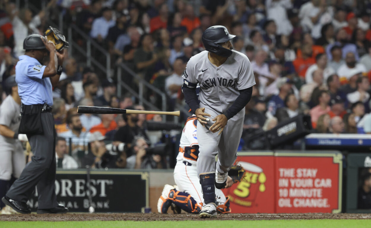 MLB: New York Yankees at Houston Astros, trent grisham
